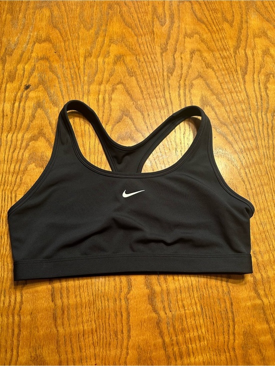 Nike Other - Nike Black Racerback Sports Bra with White Swoosh